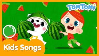 Watermelon Song  Childrens Song  Child Song  Nursery Rhymes  TOMTOMI Songs for Kids [upl. by Nyrhtakyram135]