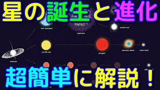 恒星はどう生まれてどう進化していくの？【恒星進化論】 [upl. by Mabelle]