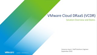 VMware Cloud Disaster Recover VCDR Setup and Recovery Test [upl. by Barbaraanne]