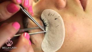 How to Do Eyelash Extensions by Bella Lash [upl. by Anaul]