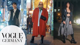 StreetStyles im Vergleich 12 NightLooks in Tokio Berlin Paris MexikoStadt amp Mailand  VOGUE [upl. by Moe]