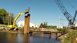 Building A Cofferdam  Time Lapse Part Two [upl. by Fidele]