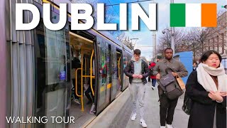 4K DUBLIN CITY CENTER  WALKING TOUR 2024 [upl. by Dralliw]