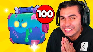 ABRINDO 100 DEAD BOXs no Brawl Stars [upl. by Cindee]