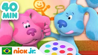 Pistas de Blue e Você  Aprenda a ler com o Josh e a Blue  Nick Jr em Português [upl. by Raynell389]