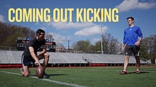 Coming Out Kicking A gay Christian college standout eyes historic NFL opportunity [upl. by Dracir]