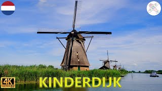 THE WINDMILLS OF KINDERDIJK │NETHERLANDS Tour of Kinderdijk a UNESCO World Heritage site 4K [upl. by Eslehc]