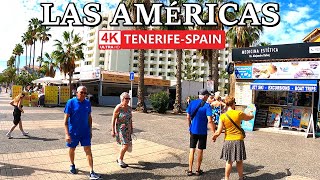 TENERIFE  PLAYA DE LAS AMÉRICAS  Tour of several Places ☀️ 4K Walk ● February 2024 [upl. by Seed930]