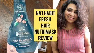 Nat habit hair mask review trending nathabit hairmask [upl. by Leirvag]