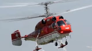 Kamov Ka32 landing at GyőrPér airport [upl. by Berti]