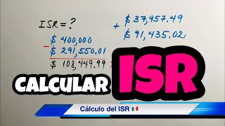 Cómo Calcular el ISR Impuesto Sobre la Renta Bien fácil y Rápido [upl. by Valerian]