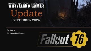 Wasteland Games Update September 2024 [upl. by Myrna]