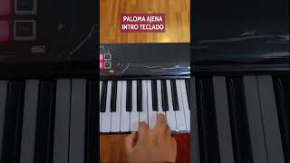 Paloma Ajena Agua Marina INTRO TECLADO piano tutorial aguamarina [upl. by Luttrell]