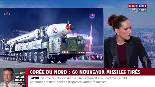 Corée du Nord  60 nouveaux obus tirés [upl. by Zawde]