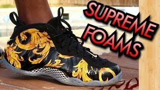 quotSupremequot Air Foamposite One OnFeet [upl. by Maxim535]