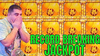 NG SLOT Hit RECORD BREAKING JACKPOT On Huff N Even More Puff Slot [upl. by Ravert144]