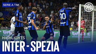 INTER 30 SPEZIA  HIGHLIGHTS  SERIE A 2223 ⚫🔵 🇬🇧 [upl. by Ykciv685]