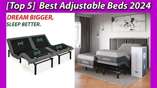 ✅Best Adjustable Beds 2024 Most Popular  Only 5 worth buying right now ✅Adjustable Bed bases [upl. by Nolie]