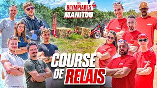 🔵⚪🔴 OLYMPIADES MANITOU  Épreuve N°1  La course de relais [upl. by Chiquita]