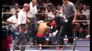 BOXE THAI johnny catherine vs kamel jemel LE KO [upl. by Royo]