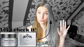 LIVETest MOFAJANG HAIR COLOUR WAX  DIY HAARE GRAU FÄRBEN  Danana [upl. by Temple]