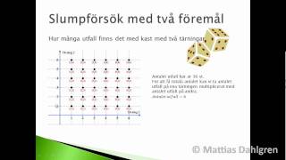 Matematik 1c  Sannolikhetslärawmv [upl. by Daniell744]