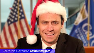 Gavin Newsoms California Holiday Greeting PARODY [upl. by Marsden109]