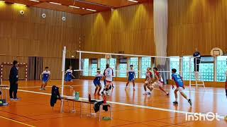 Ysaac PHA CF volley M18 VBC Francheville Vs Asul [upl. by Natlus]