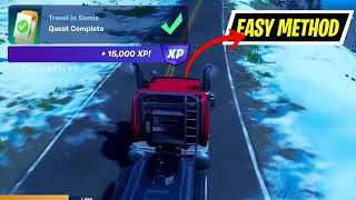 Travel in Semis Fortnite Locations  Chapter 3 Daily Quest [upl. by Conn]