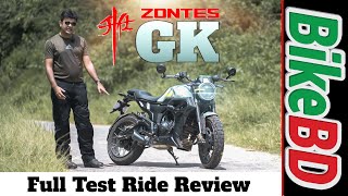 Zontes ZT155 GK Full Test Ride Review  Team BikeBD [upl. by Cuttie]