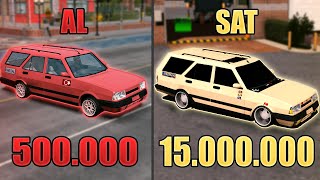 KÖTÜ ETİKET TOFAŞ KARTAL ALIP MODİFİYE ETTİM VE SATTIM   ALampSAT 5  Car Parking Multiplayer [upl. by Estis201]