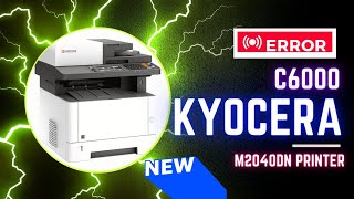 kyocera m2040dn error code c6000  how to clear error c6000  kyocera printer [upl. by Garrett932]