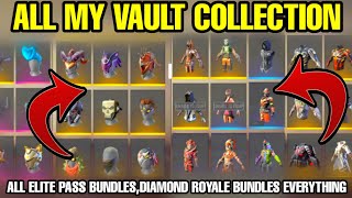 ALL MY VAULT COLLECTION  MOST EXPENSIVE COLLECTION  FREE FIRE [upl. by Denison]