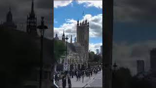 ENGLAND LONDON 4K WALKING TOUR BIG BEN HOLIDAYS IN HOUSES OF PARLIAMENT [upl. by Naesal105]