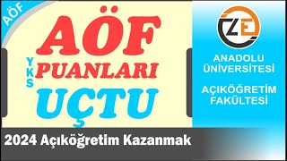 AÖF 2024 Açıköğretim YKS Puanları UÇTU  Kontenjanlar Artmadı Kaç Puan Kaç Net  Nasıl Kazanırım [upl. by Rodge958]