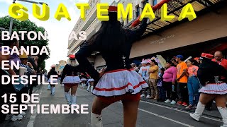 COLEGIOS DE GUATEMALA EN DESFILE DEL 15 DE SEPTIEMBRE GUATEMALA CIUDAD VIVILO CONMIGO [upl. by Luaped239]