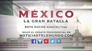 EN VIVO Tercer debate presidencial de los candidatos a la presidencia de México [upl. by Ahsenet]