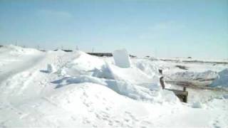 Digging out from Winter Arviat Nunavut [upl. by Reyem974]