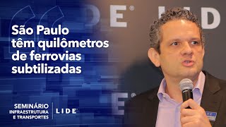 São Paulo têm quilômetros de ferrovias subtilizadas  Seminário LIDE Transporte e Mobilidade [upl. by Kcirddes]