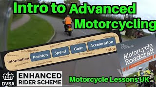 Introduction to advanced motorcycling first advanced lesson after DAS [upl. by Shanney]