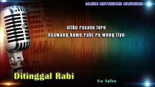 Ditinggal Rabi Karaoke Tanpa Vokal [upl. by Wilkey]