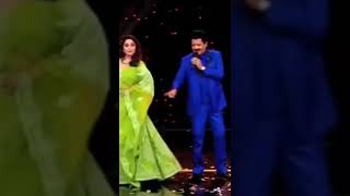 madhuri dixit udit narayan dance program  madhuri dixit songs  madhuri dixit dance  shorts yt [upl. by Cavanagh]