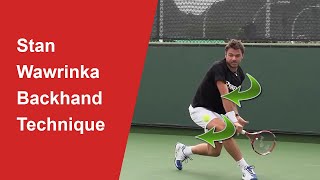 Stanislas Wawrinka backhand technique analysis [upl. by Ettenil]