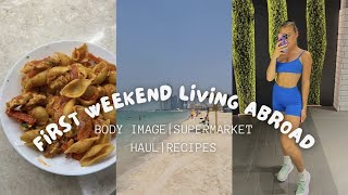 First weekend living abroad  Body image supermarket haul amp trying new gyms [upl. by Anertal]