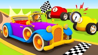 Cartoon racing car racing car wala game racing game [upl. by Eiahpets]