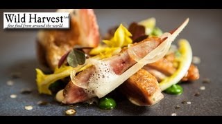 Michelin Starred chef Marcus Eaves Cooks quail salad amp rapsberry and coconut dessert recipes [upl. by Artie536]