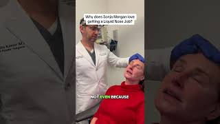 Sonja Morgan Nose Job sonjamorgan rhony realhousewivesofny liquidnosejob nonsurgicalrhinoplasty [upl. by Stephannie]