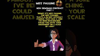 Miss Pauling  New Demoman Contract Part 1  Miss Pauling Voice Lines [upl. by Slotnick]