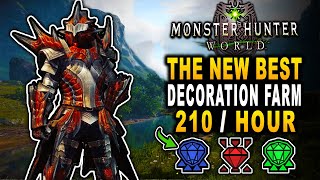 Complete Decoration Farming Guide Monster Hunter World Iceborne  How to get New Decorations in MHW [upl. by Orravan]