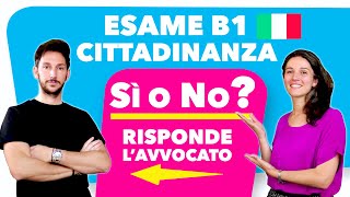 CHI DEVE FARE L’ESAME B1 CITTADINANZA ITALIANA 🇮🇹 Risponde per voi l’avvocatofrancescolombardini [upl. by Neelrad]